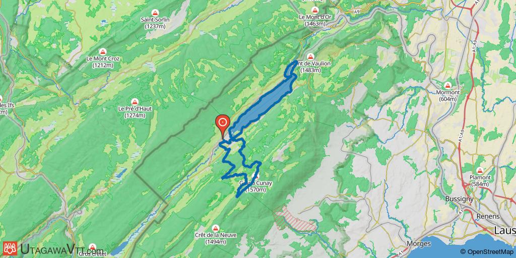 Tour du lac de Joux et montée au Grand Cunay