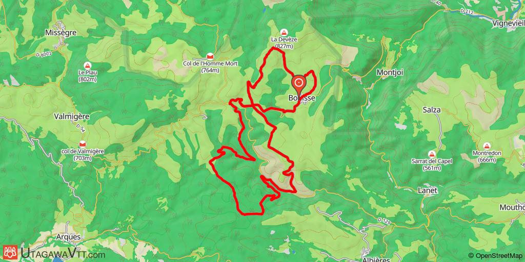 Bouisse - A côté des trois cols