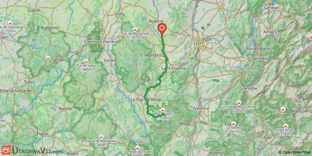 De Balbigny au Mont Gerbier de Jonc