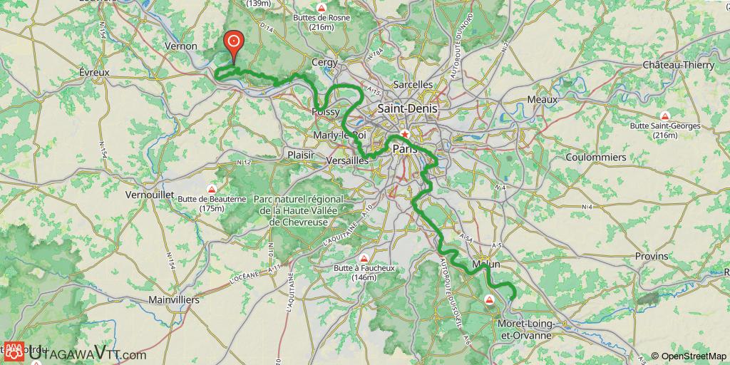De Saint-Martin-la-Garenne à Samois-sur-Seine