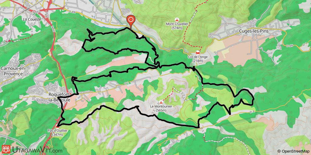 Entre Aubagne et les crêtes de la Ciotat