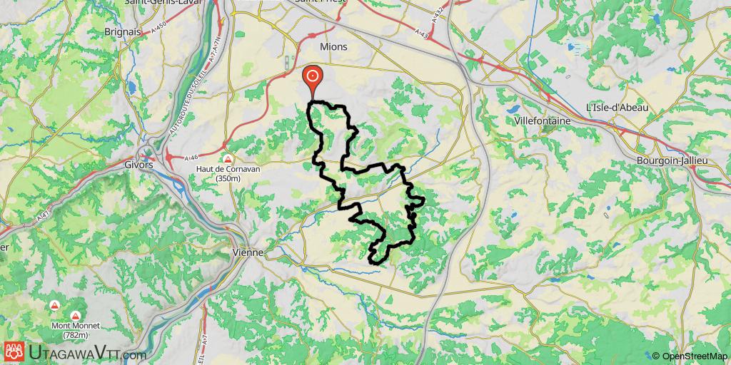 De Chaponnay à Moidieu : les 3 collines