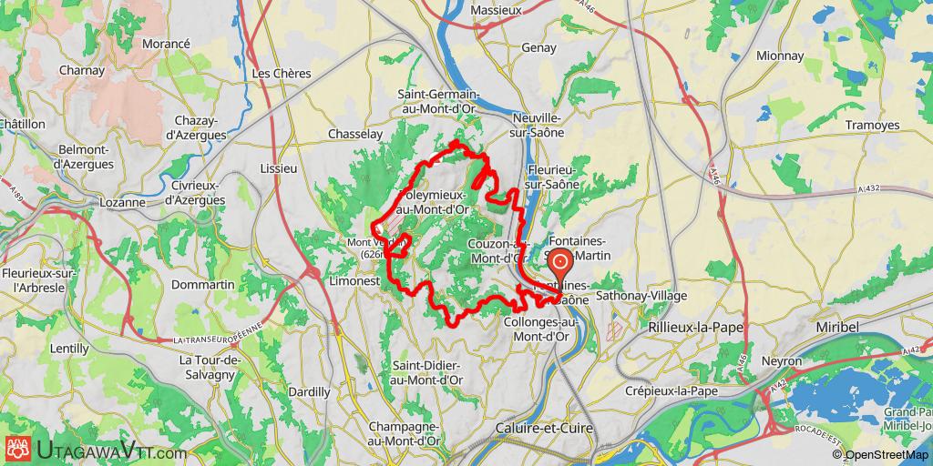 Belles traces dans les Monts d'Or