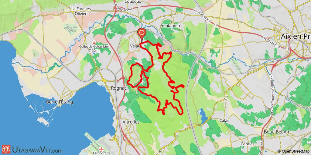 Velaux - Plateau de Vitrolles : circuit des ruines