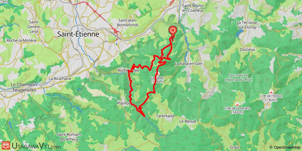 Boucle dans le Pilat au départ du Chirat
