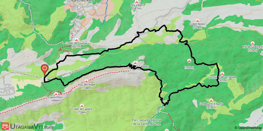 Hôtellerie de la Sainte-Baume - Pas de l'Aï - Glacière de Pivaut