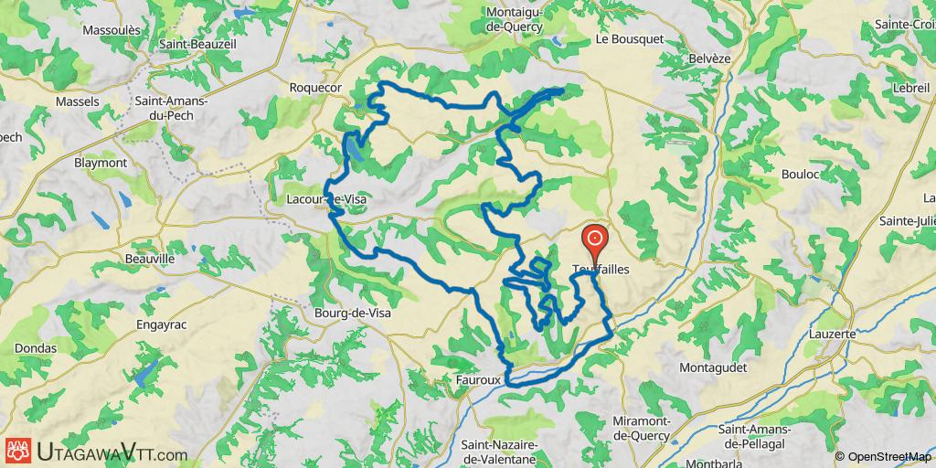 Entre Touffailles et Bourg-de-Visa