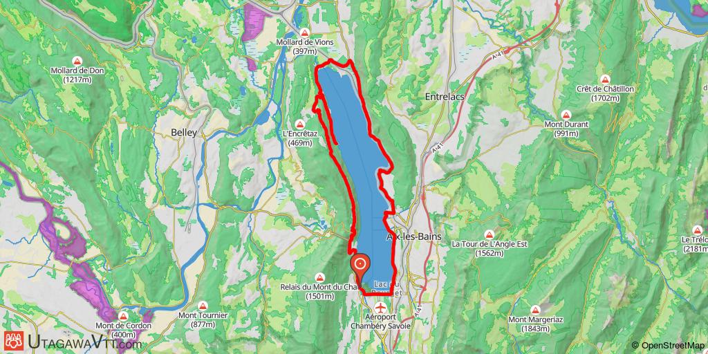 Tour du lac du Bourget
