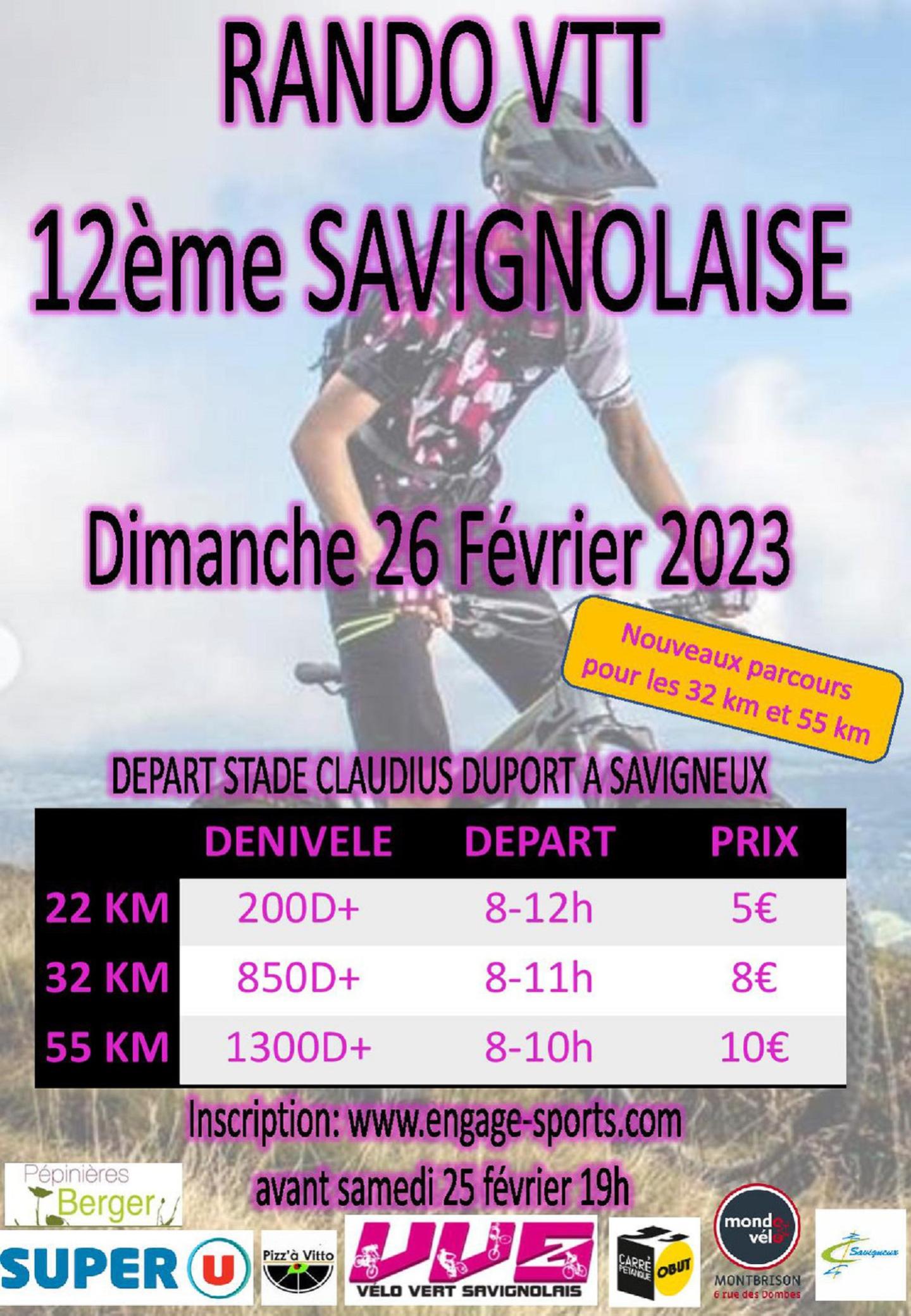 12ème Savignolaise 2023 - 23 km