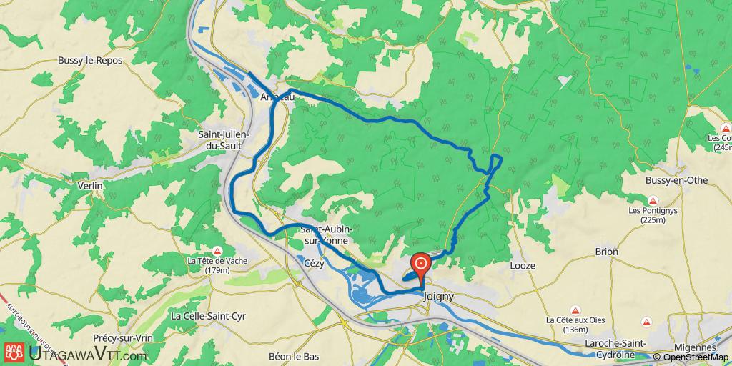 Bord de l'Yonne et balade en forêt