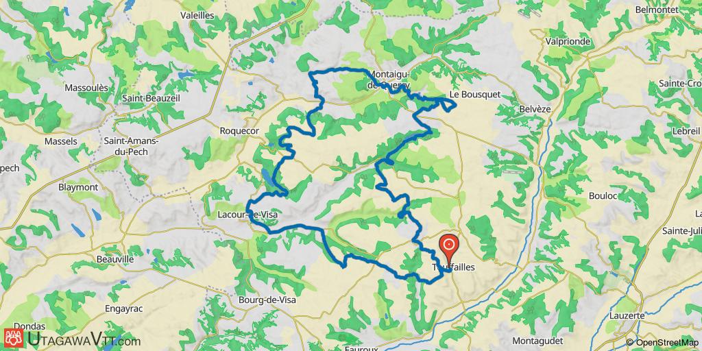 Entre Touffailles et Montaigu-de-Quercy