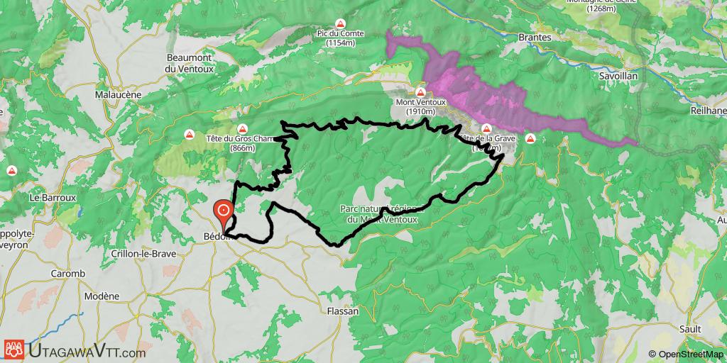 Boucle Ventoux versant Sud (sans le sommet)