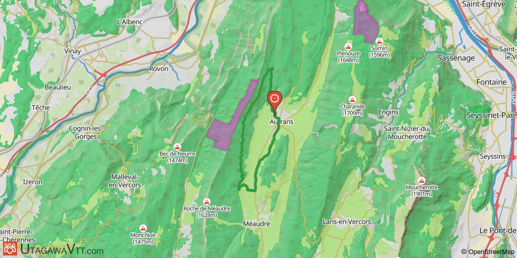 Autrans - Méaudre par la piste de Montbrand