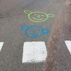 Smiley à l'arrivée