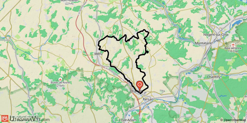 Tour en pays de Thelle au départ de Chambly