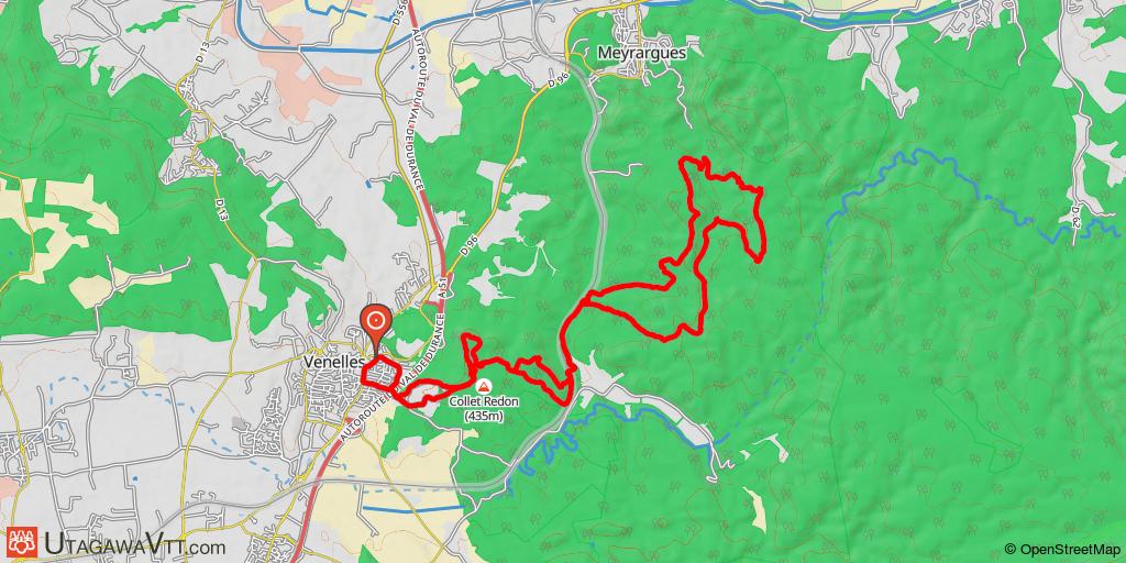 Venelles : Montées sur pistes, descentes sur sentiers