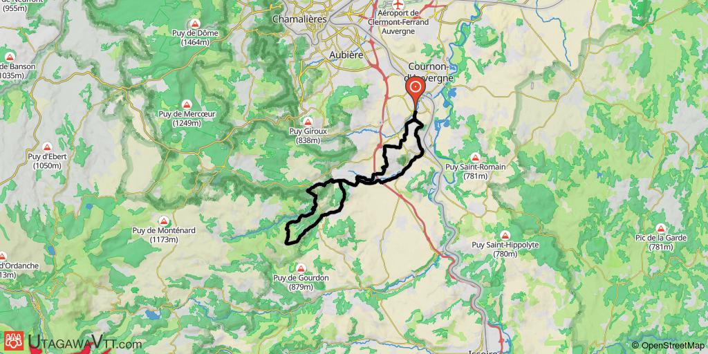 Sentiers de St Sandoux, du ruisseau de Valleix et de Liauzun