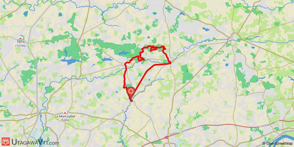 De Teillé à la forêt de Saint-Mars-la-Jaille