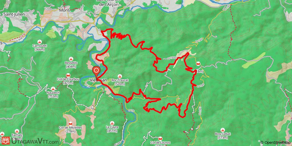 Autour du Roc Traucat et de la Tour du Pin