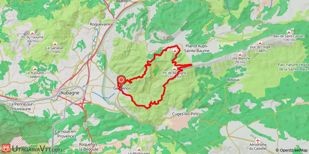Gémenos - Plan d'Aups - Bertagne - Cruvelier