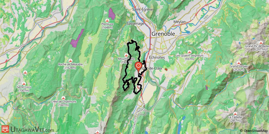 Rando VTT de Claix : "All Balcons" - 50 km
