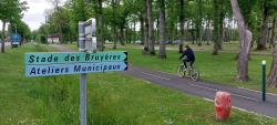 Lamotte-Beuvron, stade des Bruyères et piste cyclable, départ