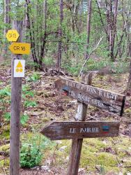 Indications des circuits de randonnée