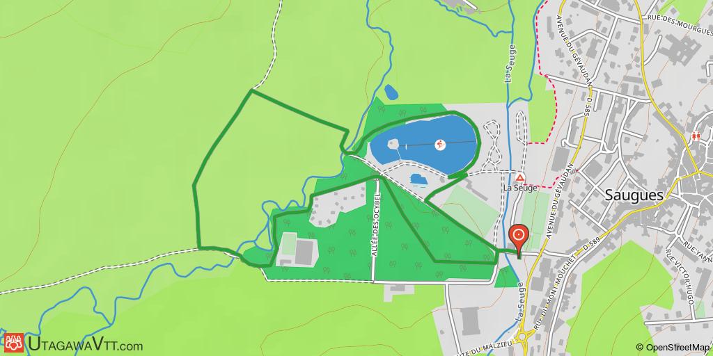 Espace VTT-FFC des gorges de l'Allier - Circuit n°22 : Lachamp