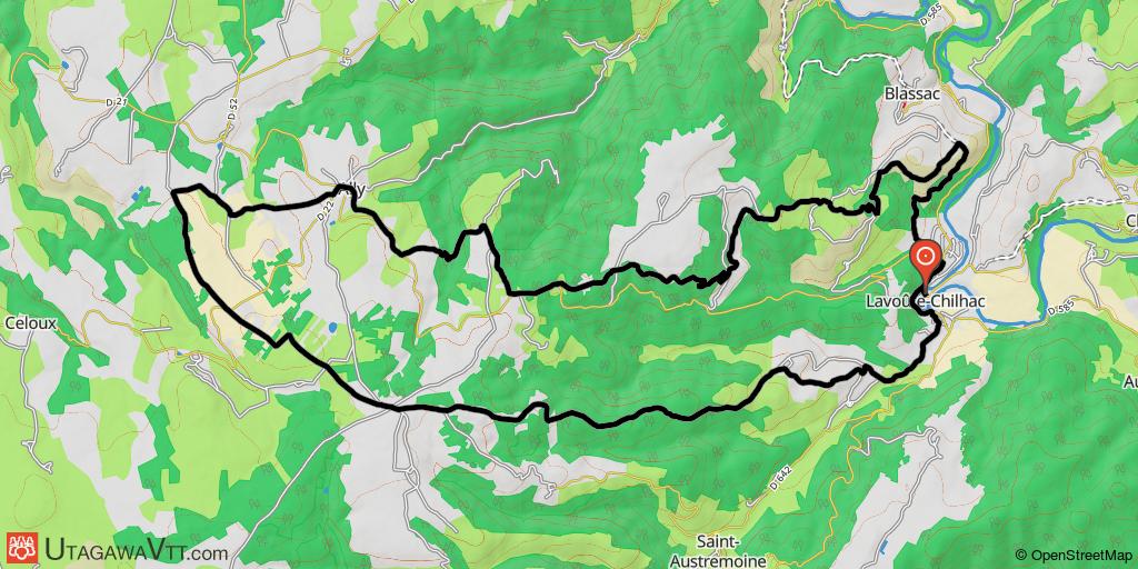 Espace FFC-VTT des gorges de l'Allier - Circuit n°29 : Le plateau d'Ally