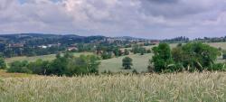 Vue sur Saint Martin d'Estréaux