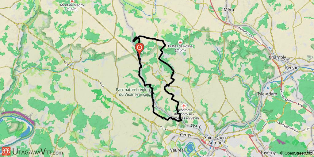 Tour en boucle dans le Vexin français au départ de Chars