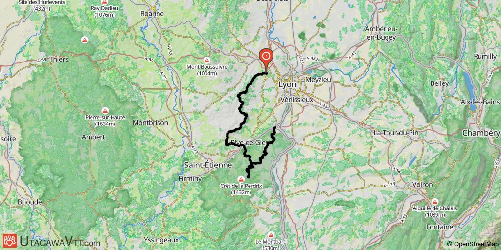 La grande traversée des monts du Lyonnais et du Pilat en 2 jours