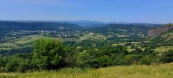 Tour de Mardogne, vue sur la vallée
