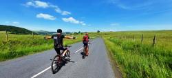 VTTistes sur la route
