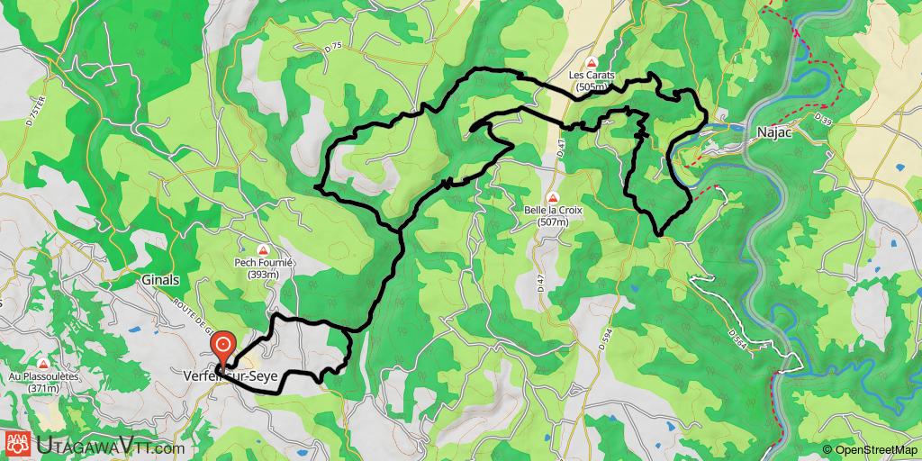 De Verfeil à Najac par la vallée de la Baye