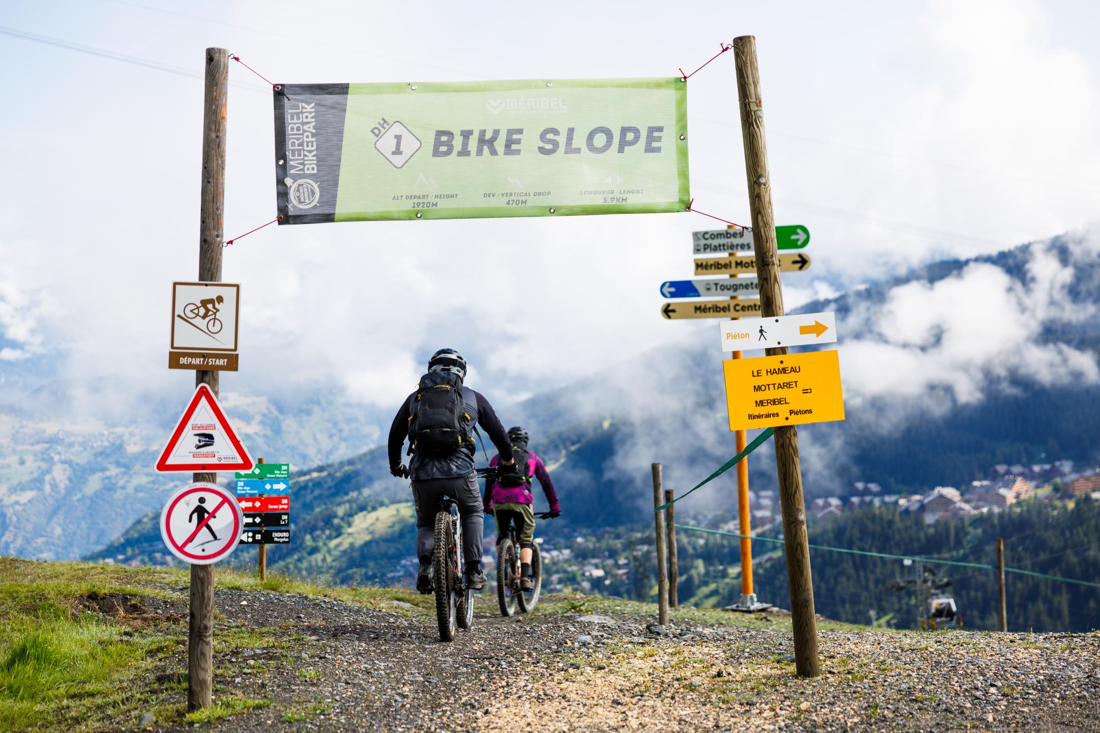 Bike Slope à Méribel-Mottaret