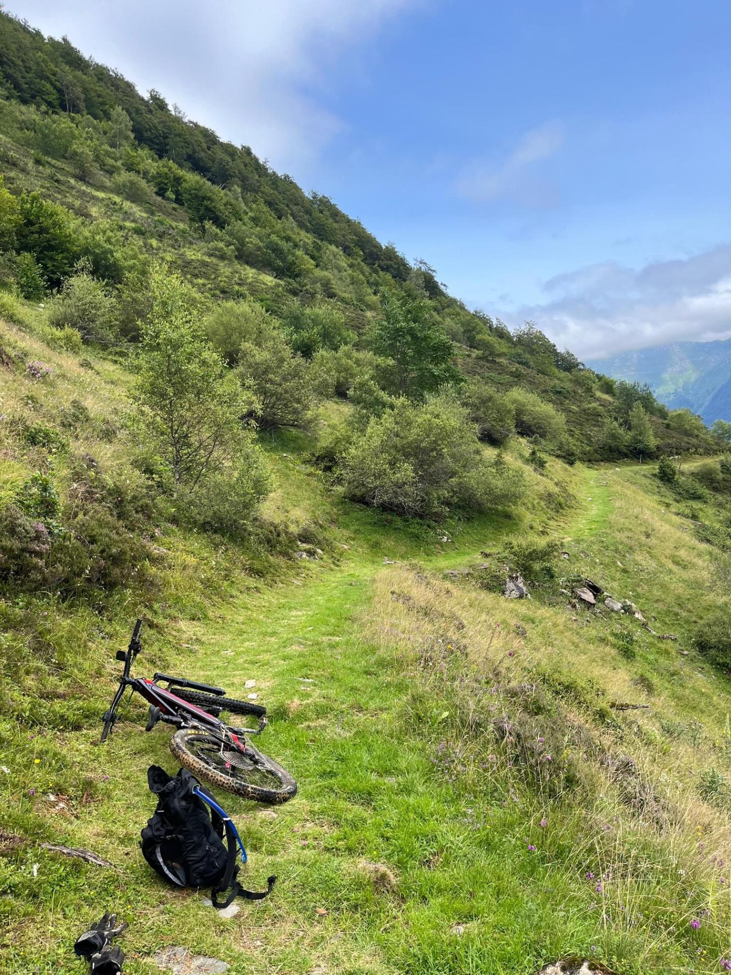 Descente du Picou de la Mire