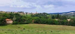 Vue sur le village de Bully