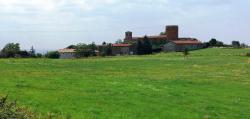 Vue sur le village de Saint Polgues