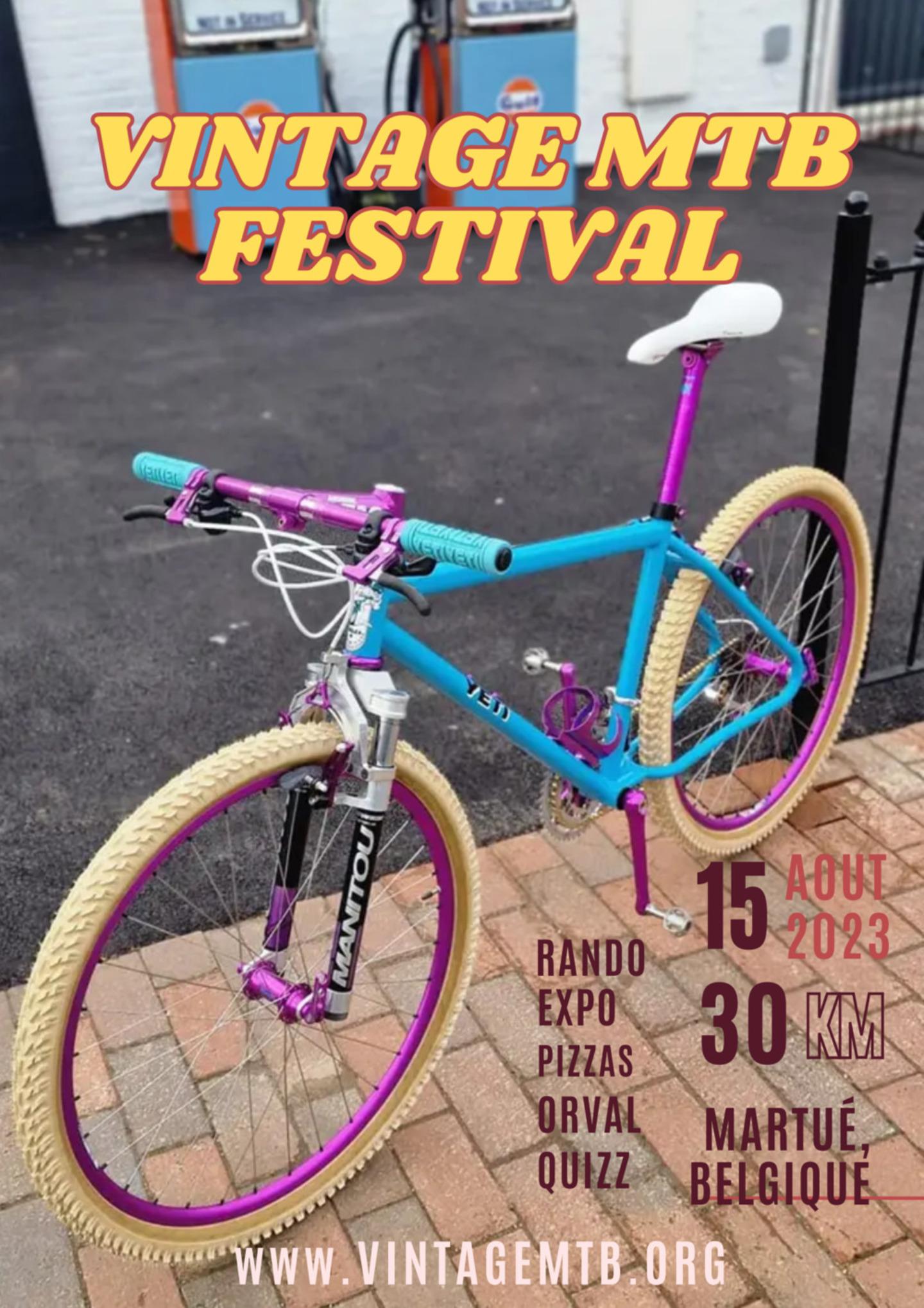 Belgique Rando VTT Vintage Mountain Bike Festival