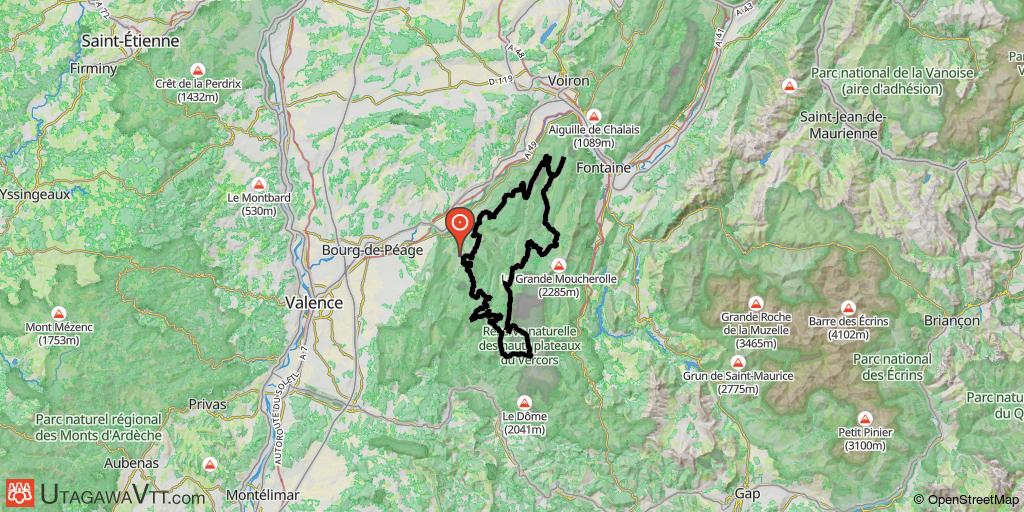 GTV - Grande Traversée du Vercors en VTT