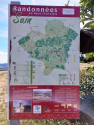 Suin, circuits de randonnées