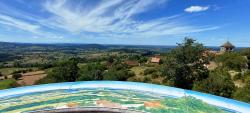 Butte de Suin, table d'orientation