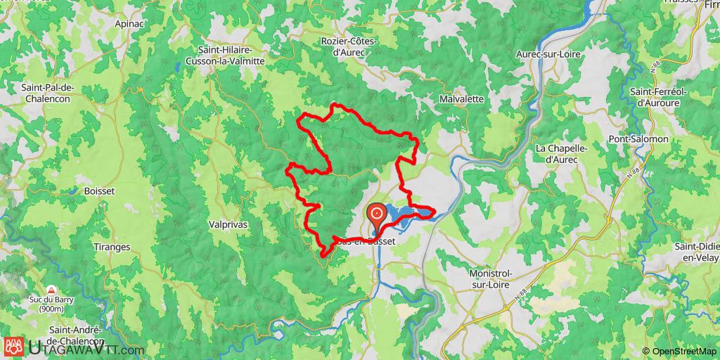 Des étangs de Bas à Lavoux en montant par Thézenac