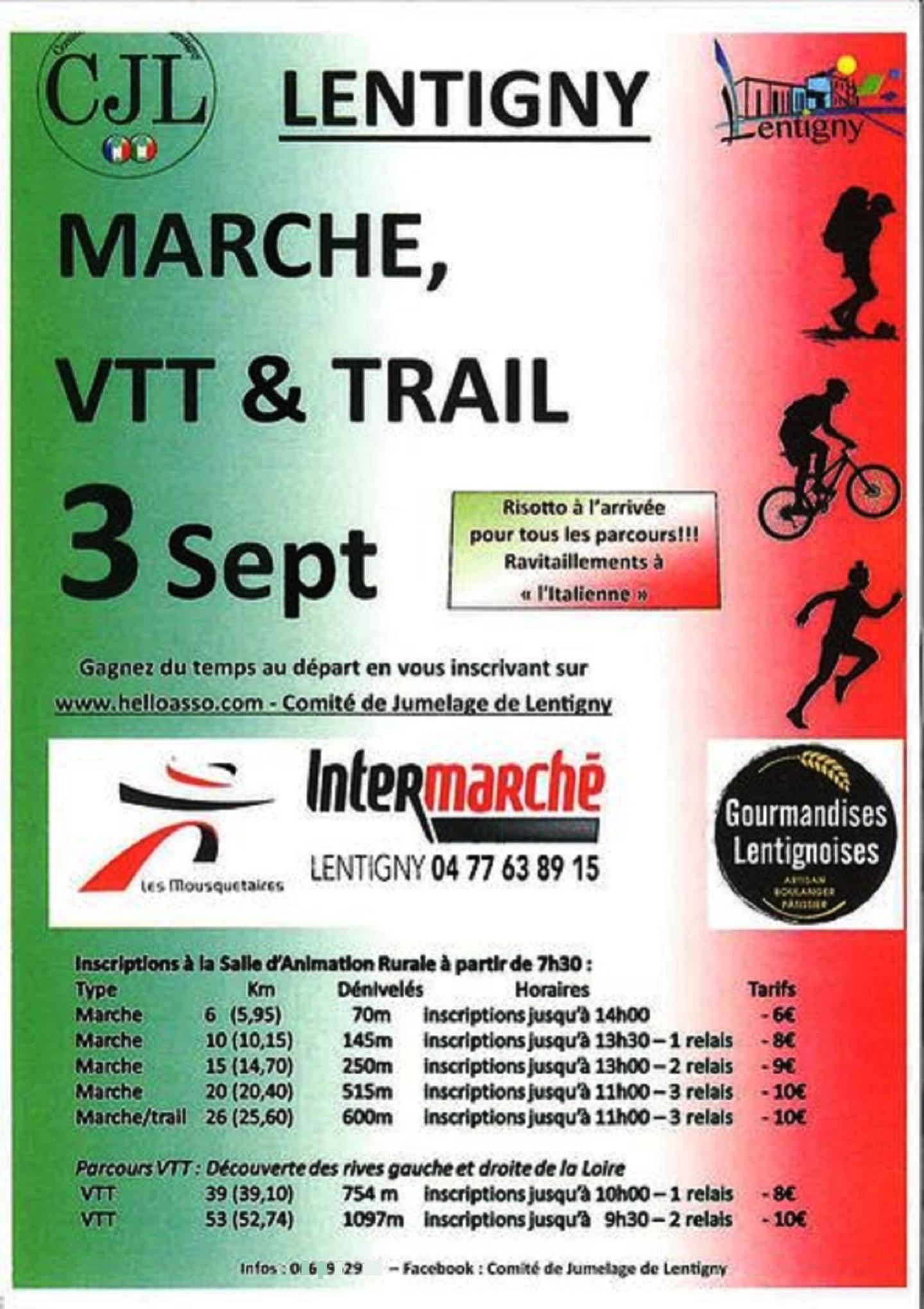 Lentigny - Rando du Comité de Jumelage 2023 - 53 km