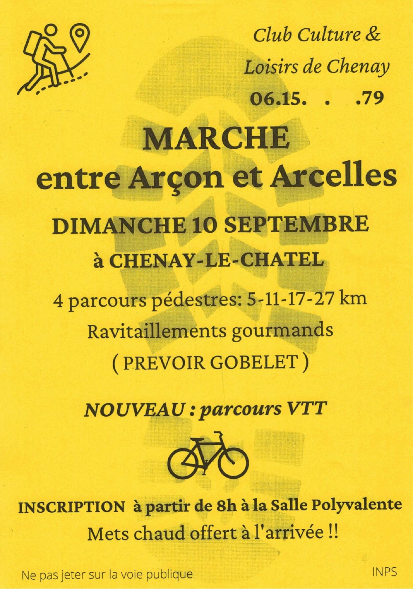 Rando "Entre Arçon et Arcelles" 2023 - 40 km