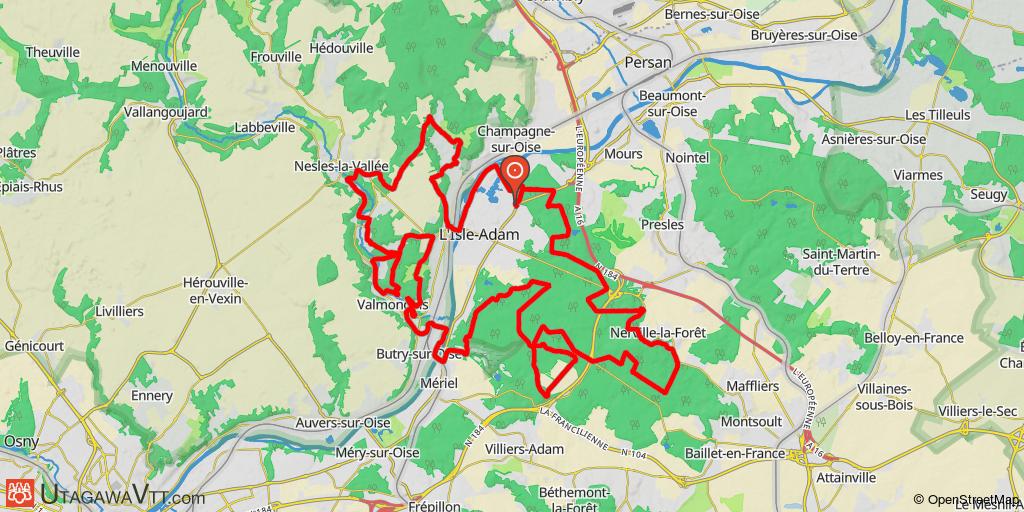 Circuit autour de l'Isle-Adam