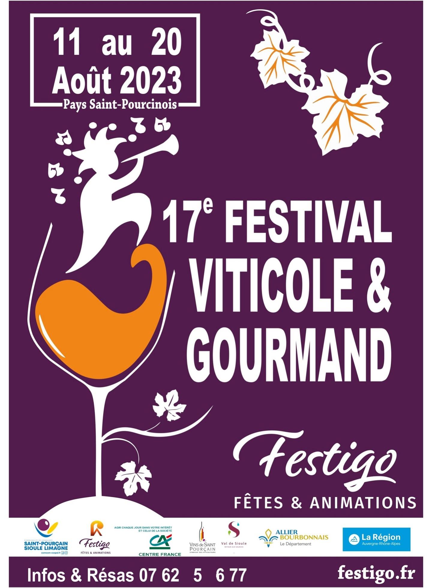 Saint-Pourçain-sur-Sioule -17ème Festival Viticole et Gourmand 2023 - 64 km