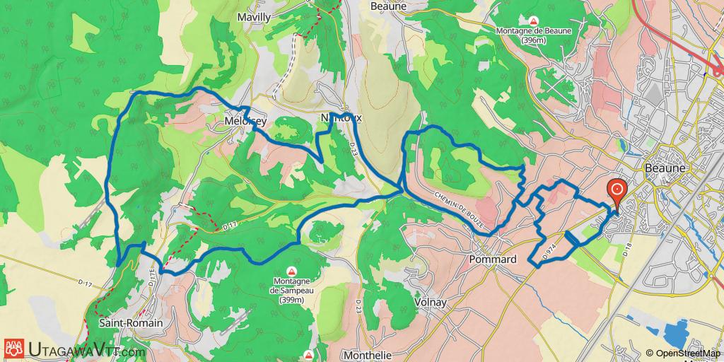 Beaune - Saint-Romain - Méloisey