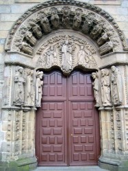 Porte de la cathédrale de Santiago